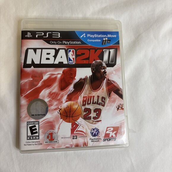 2K Sports Other - 2K Sports NBA 2K11 PlayStation 3 One Size White Excellent Michael Jordan PS3